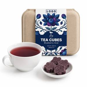 Collection de bombes de thé sélectionnées : Cubes et pastilles de thé aux fleurs et aux fruits faits à la main pour des cadeaux élégants et un bien-être moderne - Product Image 3