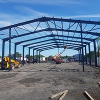 Chine Construction rapide Maison modulaire Structure en acier Cadre Entrepôt Atelier Usine Hangar Bâtiment