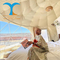Tente gonflable Cody tente de glamping de dôme de yourte de toile imperméable extérieure pour des stations