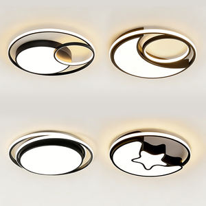 Plafoniera <span class=keywords><strong>LED</strong></span> Rotonda Stile Nordico Semplice e Creativa Oro per Camera da Letto, Balcone, Corridoio e Soggiorno - Product Image 6