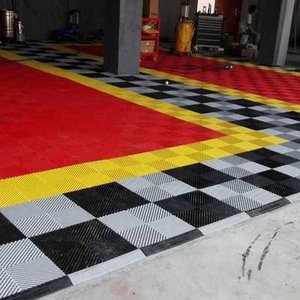 Dalles de sol de garage ventilées avec rebords Ed Lights X 2 - <span class=keywords><strong>120</strong></span> noires et <span class=keywords><strong>120</strong></span> grises en <span class=keywords><strong>PVC</strong></span> - Product Image 5
