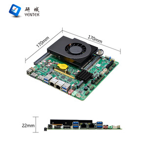 เมนบอร์ดควบคุมอุตสาหกรรม YENTEK Mini ITX 170x170 มม. รองรับเครือข่ายคู่ 6 SATA DDR4 Dual Channel PCIE - Product Image 1