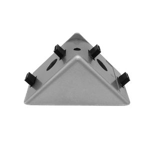 Braket Penguat Sudut Segitiga Aluminium Die Cast 60*60 dengan Gusset Dalam - Product Image 3