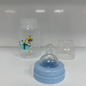 Biberon Babypark de haute qualité en matériau P.P, à large ouverture, profilé, sans bisphénol A, <span class=keywords><strong>anti</strong></span>-ballonnements, à débit rapide, motif imprimé - Product Image 3