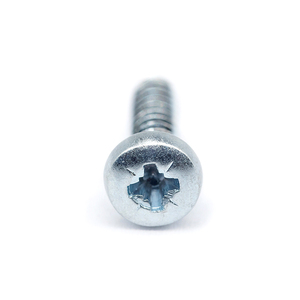 Vis autotaraudeuses à tête cylindrique en acier au carbone zingué GR5 M3/M6 DIN, filetage métrique fin, diamètre de la tête 10 mm, pour l'assemblage - Product Image 3