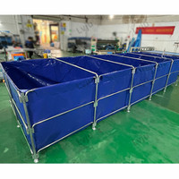 Super Offre : Équipement de Bassin à Poissons en Plastique pour Élevage de Tilapia Intérieur et Extérieur, Grande Ferme Mobile