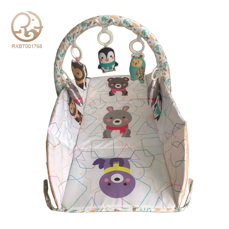 Folding baby mat gym toys