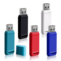 Nouveaux cadeaux d'entreprise, clé USB 16 Go/1 Go/128 Go, clés USB colorées, personnalisables, interface USB 2.0 en plastique, garantie 1 an