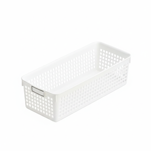 Cesto portaoggetti Inomata nome lungo in colore bianco - Product Image 1