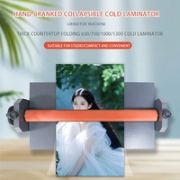 Laminateur manuel 650/700/750/1000/1300 pour affiches PVS - Machine à plastifier à froid pour films BOPP et photos