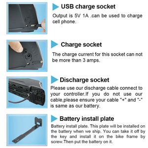 Vente chaude Dolphin Case <span class=keywords><strong>48V</strong></span> 500W Vélo électrique <span class=keywords><strong>48V</strong></span> 10Ah Shark Lithium Ion <span class=keywords><strong>Batterie</strong></span> <span class=keywords><strong>Batterie</strong></span> de vélo électrique de haute qualité - Product Image 5
