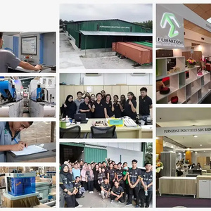 ชั้นวางของไม้3ชั้นขนาดใหญ่ OEM พื้นที่ทำงานการจัดระเบียบพื้นที่ทำงานที่มีความปลอดภัยสำหรับห้องนั่งเล่นโรงแรม - Product Image 5