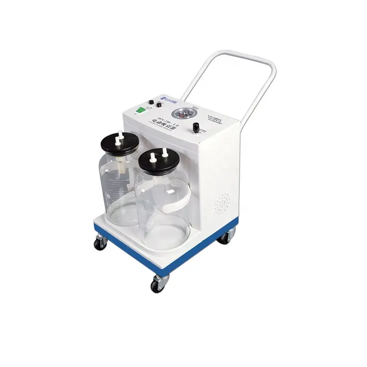 680mmHg Mobile Phlegm Suction Unit Vacuum Cleaner Portable Medical Phlegm Vacuum Suction Machine