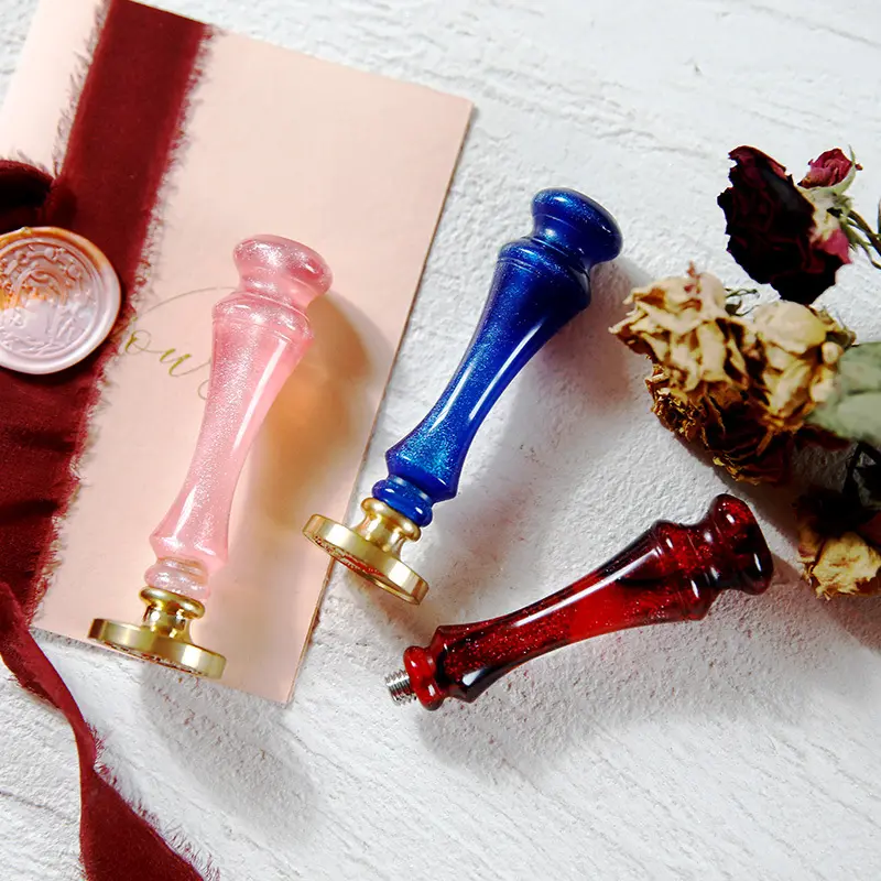Natuurlijke Rose Hout Houten Handvat Mini Handvat Voor Aangepaste Wax Stempel League Diy Gift Oude Zegel Stempel