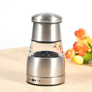 Molinillo manual de sal y pimienta al por mayor, de grosor ajustable, recargable, utensilio de cocina para especias - Product Image 2