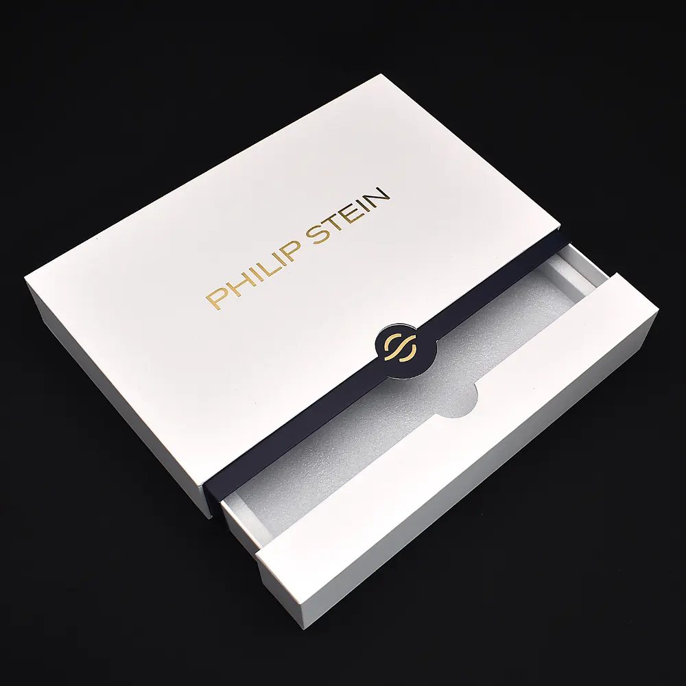 Wholesale high-quality luxury watch case custom logo watch packaging box white cardboard paper packaging gift box