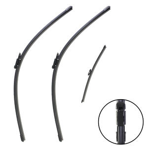 Juego de Escobillas Limpiaparabrisas Delanteras y Traseras sin Marco para Ford Edge Mk2 2015-2019, de Caucho Natural - Product Image 2