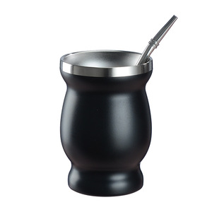 Ensemble <span class=keywords><strong>tasse</strong></span> et Bombilla, <span class=keywords><strong>tasse</strong></span> <span class=keywords><strong>à</strong></span> Double paroi en acier inoxydable, facile <span class=keywords><strong>à</strong></span> nettoyer, gourde - Product Image 2