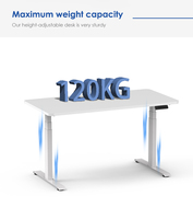 2AF3 D3 30 mm/s Table de bureau debout électrique moderne Table d'ordinateur debout à hauteur réglable pour mobilier de bureau