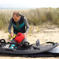 Karbon Fiber su jeti kurulu 50km/saat benzinli güç sörf tahtası motorlu sörf tahtaları jet surfboard