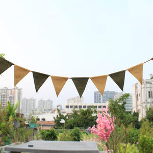 2025 оптовая продажа, разноцветный Синий и Белый Органический хлопок одеяло, Холщовый флаг, рождественские даже Висячие флаги - Product Image 2