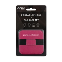 Kit Pembersih Lensa Kacamata dengan Logo Kustom, Kain Pemoles Bahan Teknologi Tinggi dengan Tas Penyimpanan untuk Ponsel, Tablet, Kamera