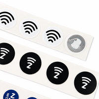 NFC Islak Etiket NTAG215 NTAG216 NFC Etiket Rulosu Mini RFID Etiketleri Akıllı Paketleme için