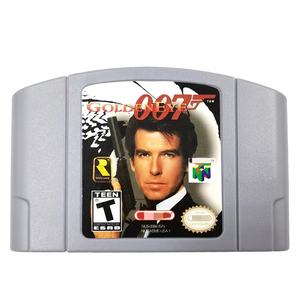 Cartucho de juego Retro N64 <span class=keywords><strong>Golden</strong></span> Eye 007 actualizado, versión NTSC con caja Original para consola <span class=keywords><strong>Nintendo</strong></span> <span class=keywords><strong>64</strong></span> Compatible - Product Image 1
