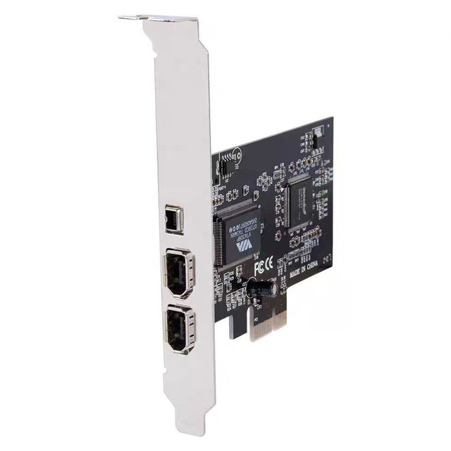 PCI-E 1X 1394 DV High-definition Video Capture Card PCIE 1X 1394 Capture Card Driverless VIA