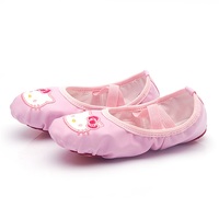 Chaussures de ballet en dentelle pour filles Chaussures d'acrobatie en satin pour enfants Chaussures de scène à semelle souple