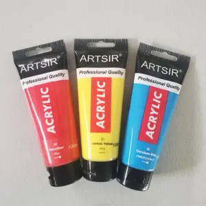 Chinjoo Student Professional Artist 30ml 75ml 100ML Acrylic Paint Artistic Color for Painting