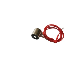P1010 防水<span class=keywords><strong>DC</strong></span> 12V/24V 直径10mm 電源投入時保持力0.5kg 小型強力ミニ電磁石 - Product Image 1