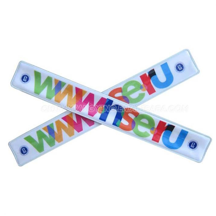 New Arrival Latest Design Retro-Reflective Ruler Slap Bracelets