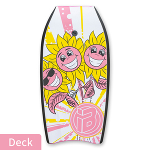 IBOARD Planche de surf unisexe <span class=keywords><strong>Bodyboard</strong></span> légère avec laisse EPS Core Premium et dragonne Logo personnalisable pour les sports nautiques - Product Image 4