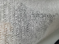 Entoilage thermocollant tricoté 65GSM en viscose 100% polyester avec points doubles PA, à repasser sur les vêtements