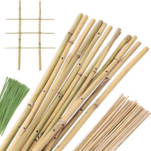 Palo de bambú para materias primas de jardín para hacer soporte de flores, para plantar y decorar 270cm 24/26mm - Product Image 2