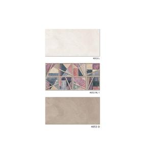 Azulejos decorativos de cerámica para pared con diseño de flores en color azul de 30x60cm - Product Image 1