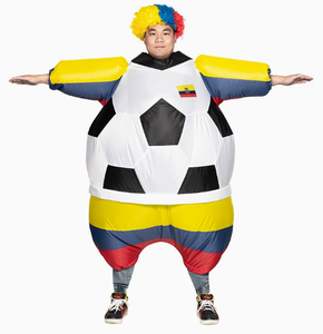 Disfraz Inflable de Mascota de la Copa <span class=keywords><strong>Mundial</strong></span> de Fútbol de Catar con Representantes de Brasil, Alemania y Francia - Product Image 2