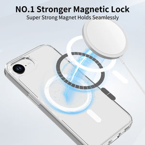 Funda Magnética Transparente Anti-Rayones para <span class=keywords><strong>iPhone</strong></span> 17e, a Prueba de Golpes, Anti-Amarilleo, Protección Total - Product Image 5