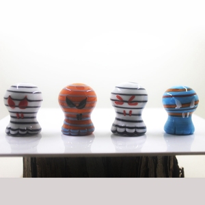 Handmade Murano Halloween lampwork Glass <span class=keywords><strong>Ghost</strong></span> bức tượng trang trí thân thiện với môi tùy chỉnh đầy màu sắc tùy chỉnh kích thước bán buôn thủy tinh thủ công mỹ nghệ - Product Image 4