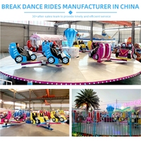 Manèges à sensations fortes pour enfants : équipement rotatif de parc d'attractions, manèges Crazy Break Dance