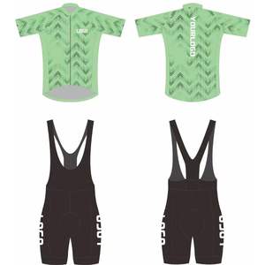 Ensemble de maillots de vélo personnalisés à manches longues imprimés par sublimation de haute qualité pour hommes et femmes ensemble de maillots de vélo de route personnalisés bavoirs de cyclisme - Product Image 1