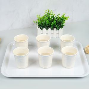 Großhandelspreis Catering Kunststoff Melamin Speiseteller Schwarz Serviertabletts - Product Image 3