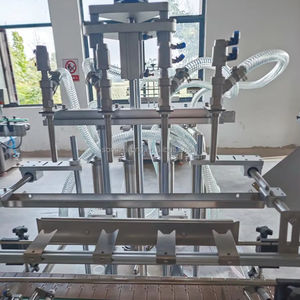 Suyu süt içecek dolum makinesi şişe dolum makinesi için otomatik 4 kafa sıvı dolum makinesi - Product Image 5