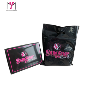 Sacs postaux en polyéthylène HDPE verts avec logo personnalisé, sacs en plastique noir de nouveau type imprimés sur mesure avec fermeture éclair - Product Image 4