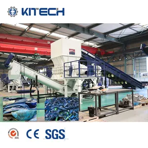Plastic Waste Recycling Machine For PE PP Film Woven Bags