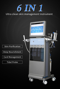 Standing 6-in-1 Oxygen Therapy Facial <b>Machine</b> with <b>Microdermabrasion</b> Pore Cleaning for Skin Rejuvenation Deep Cleansing - Product Image 6