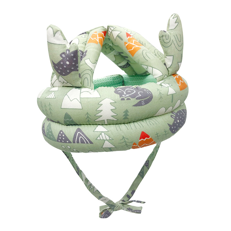 Детский защитный Воздухопроницаемый защитный головной убор из тенсела для безопасной ходьбы ребенка