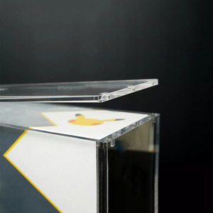 Boîte de rangement magnétique avec couvercle UPC, en acrylique, pour collection de boosters Pokémon <span class=keywords><strong>Ultra</strong></span> <span class=keywords><strong>Premium</strong></span>, moderne, portable, vitrine - Product Image 2