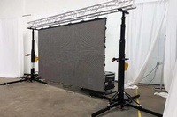 Heavy Duty 340kg Iluminación telescópica Manivela Equipo de escenario de acero Aleación de aluminio Truss Lift Tower para la venta Modelo Truss Display